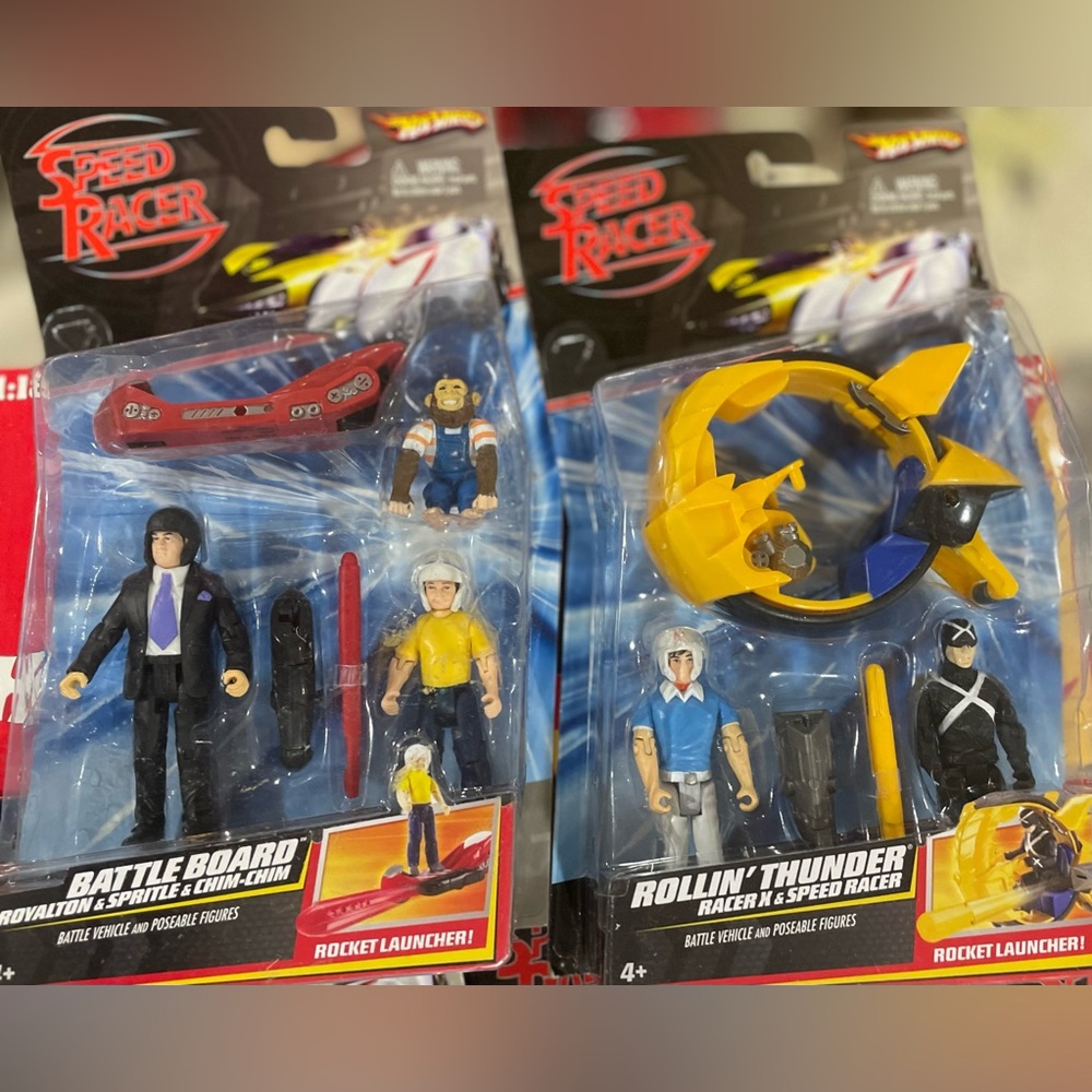 Speed racer figurine set